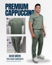 Load image into Gallery viewer, Premium Cappuccino Men - CALM OLIVE GREEN