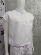 Load image into Gallery viewer, PURE WHITE - FITPRO MANDARIN / CHINESE COLLAR SCRUB SUIT