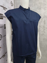 Load image into Gallery viewer, NAVY BLUE - FITPRO MANDARIN / CHINESE COLLAR SCRUB SUIT
