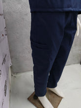 Load image into Gallery viewer, NAVY BLUE - FITPRO MANDARIN / CHINESE COLLAR SCRUB SUIT