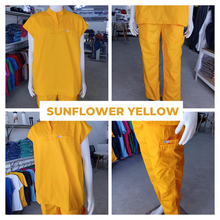 Load image into Gallery viewer, SUNFLOWER YELLOW- FITPRO MANDARIN / CHINESE COLLAR SCRUB SUIT