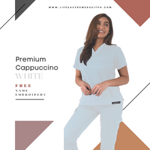 Load image into Gallery viewer, Premium Cappuccino WOMEN- WHITE