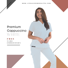 Load image into Gallery viewer, Premium Cappuccino WOMEN- WHITE