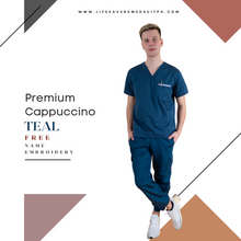 Load image into Gallery viewer, Premium Cappuccino Men- TEAL