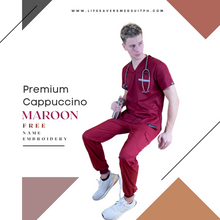 Load image into Gallery viewer, Premium Cappuccino Men- MAROON
