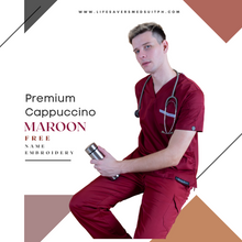 Load image into Gallery viewer, Premium Cappuccino Men- MAROON