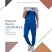 Load image into Gallery viewer, Premium MOCHA Men - AZURE BLUE