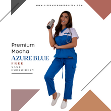 Load image into Gallery viewer, Premium MOCHA Women - AZURE BLUE