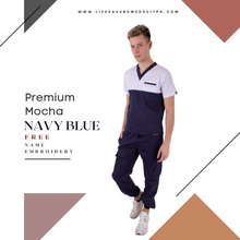 Load image into Gallery viewer, Premium MOCHA Men - NAVY BLUE
